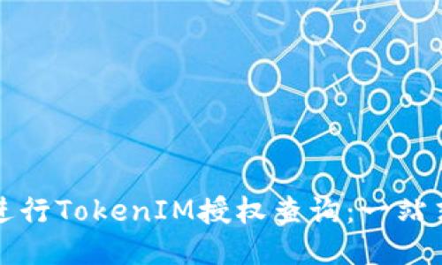 如何进行TokenIM授权查询：一站式指南
